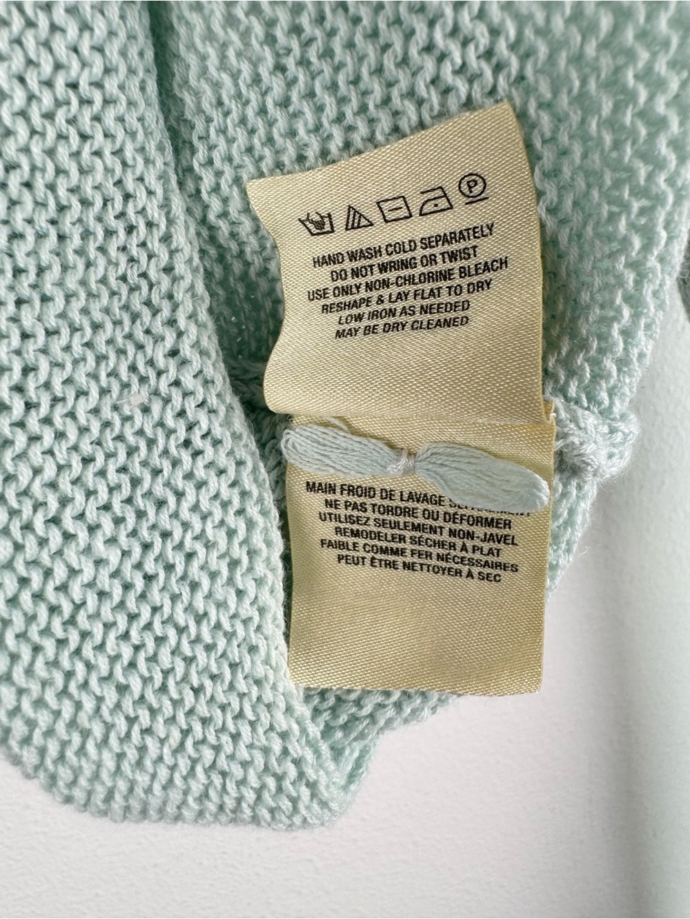 Moth ‘Mila’ Green Linen Blend Sweater Size M - Picture 14 of 15